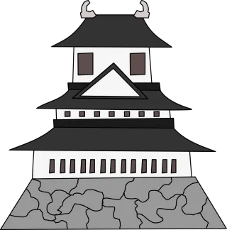 Castle History Japan Stickdatei