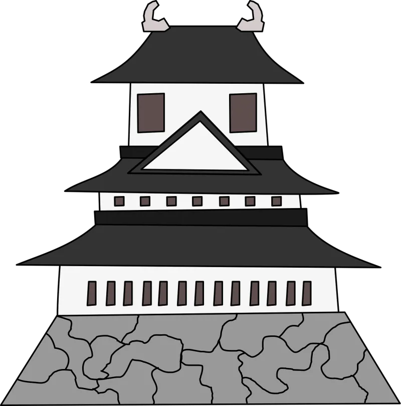 Castle History Japan Stickdatei – Kinder