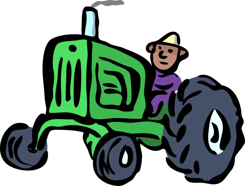 Africa African Farmer Stickdatei – Fahrzeuge