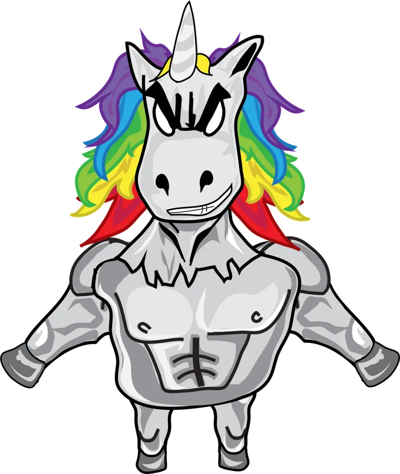 Characters Man Rainbow hair Stickdatei – Kinder
