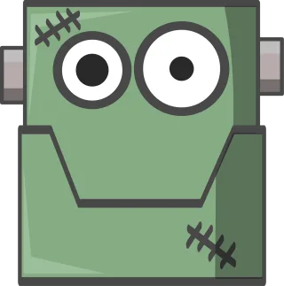 Cartoon Cute Frankenstein Stickdatei