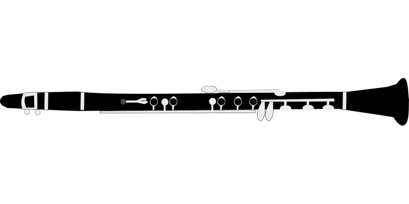 Clarinet Instrument Jazz Stickdatei – Musik