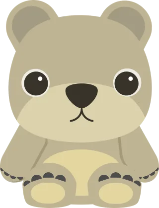 Animal Bear Nature Stickdatei