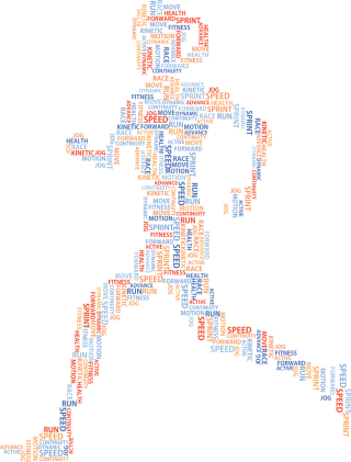 Athlete Athletic Running Stickdatei