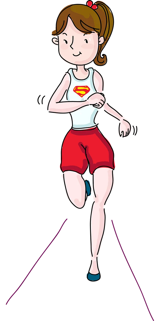Man Woman Running Stickdatei – Sport