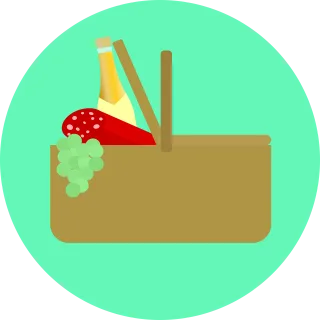Picnic Picnic blanket Meal Stickdatei