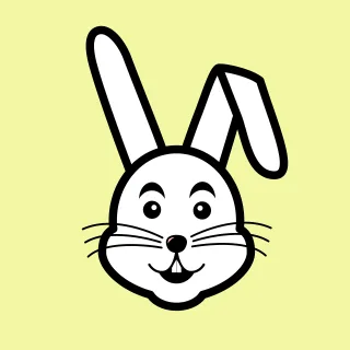 Rabbit Bunny Magician Stickdatei
