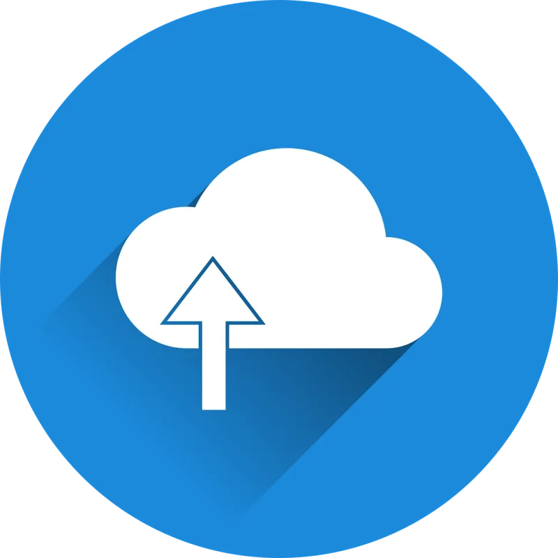 Cloud Upload Store Stickdatei – Natur