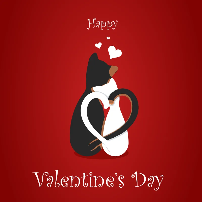 Valentine's day February Holiday Stickdatei – Herzen & Liebe