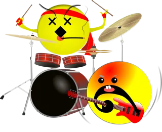 Rhythm section Smilies Groove Stickdatei