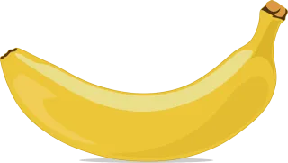 Banana Fruit Yellow Stickdatei