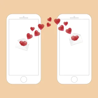 Valentine Love Heart Stickdatei