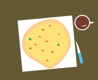 Pizza Coffee Coffee cup Stickdatei