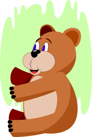 Little bear Bear Toy Stickdatei