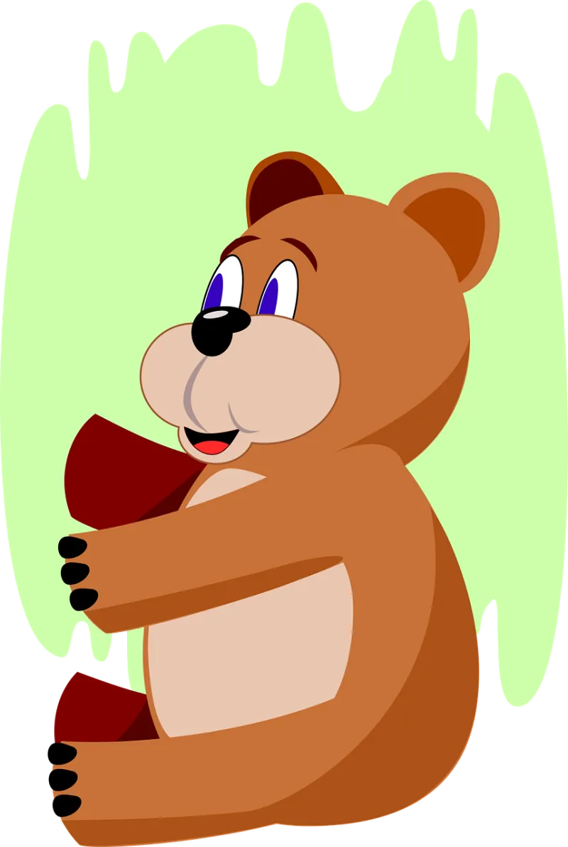 Little bear Bear Toy Stickdatei – Tiere
