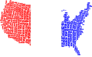 America Art Abstract Stickdatei