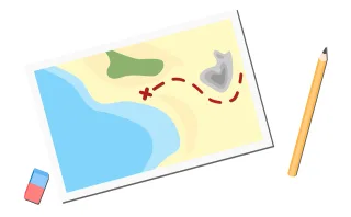 Cartography Map Nature Stickdatei