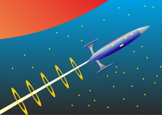 Rocket Spaceship Space Stickdatei