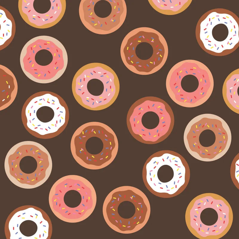 Donut Donuts Sprinkles Stickdatei – Essen & Trinken
