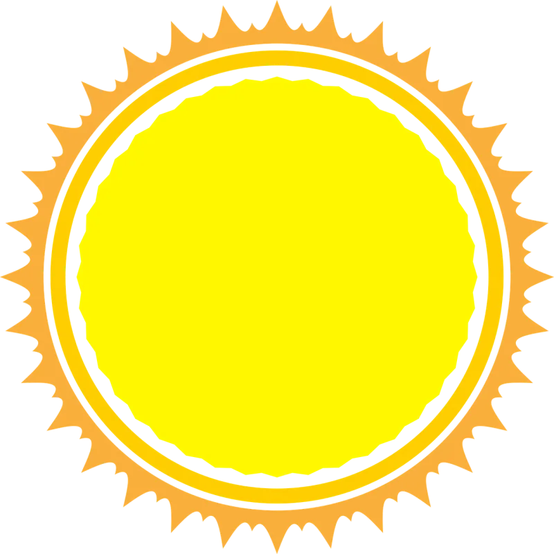 Sun Nature Sunny day Stickdatei – Natur
