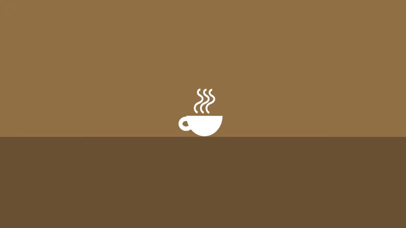 Coffee Minimal Wallpaper Stickdatei – Essen & Trinken