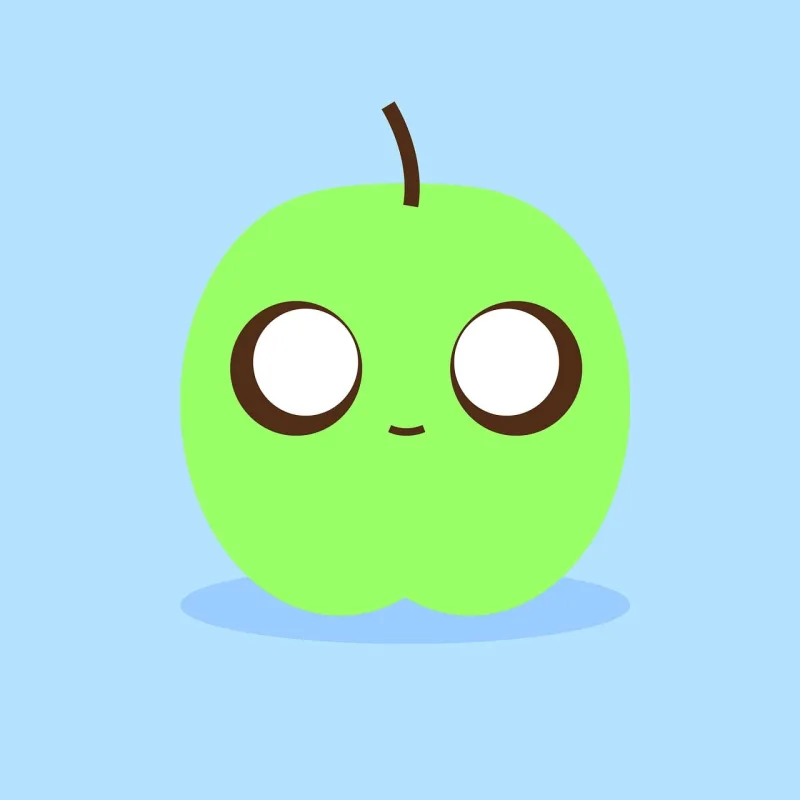Apple Green Green apple Stickdatei – Essen & Trinken