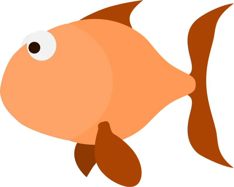 Fish Orange Salmon Stickdatei – Sport