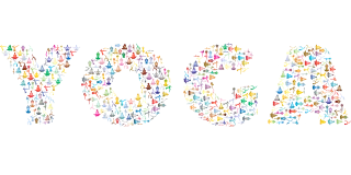Yoga Typography Type Stickdatei