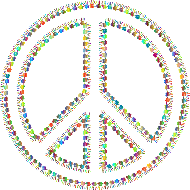 Peace Sign Symbol Stickdatei – Natur