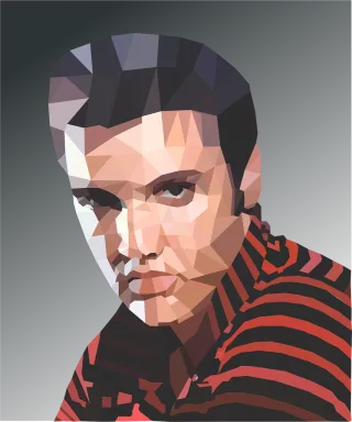 Elvis Vector Music Stickdatei