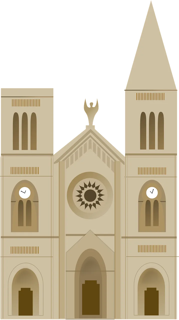 Church Building Architecture Stickdatei – Weihnachten