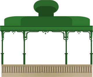 Kiosk Svg Decor Stickdatei