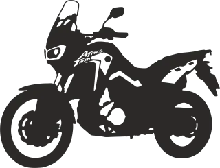 Moto Motorcycle Honda Stickdatei