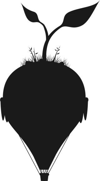 Silhouette Balloon Vector Stickdatei