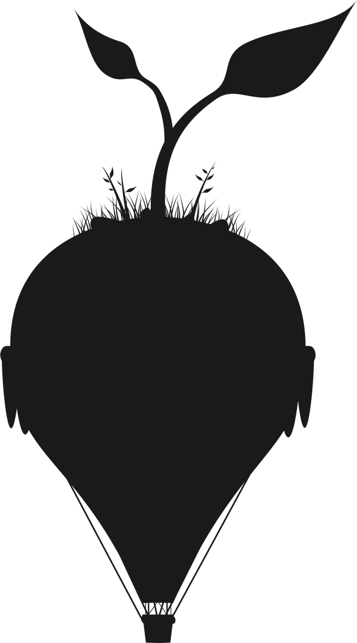 Silhouette Balloon Vector Stickdatei – Kinder