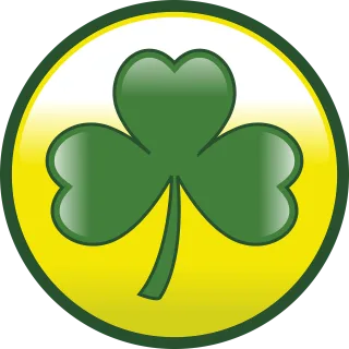 St patricks day Shamrock Clover Stickdatei