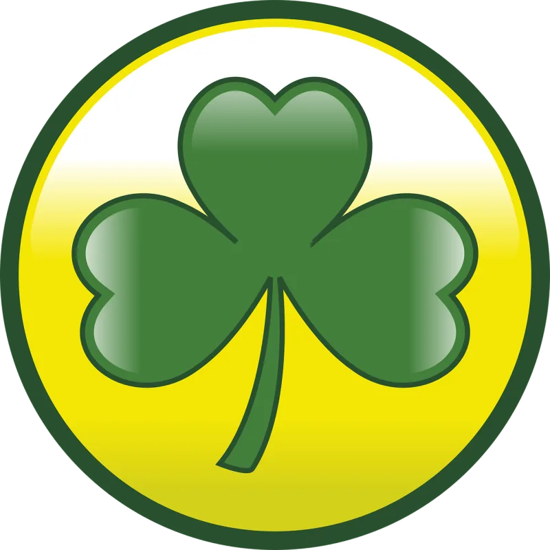 St patricks day Shamrock Clover Stickdatei – Natur