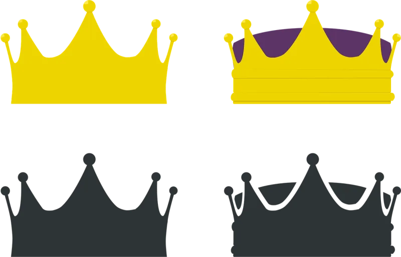 Crown King Queen Stickdatei – Kinder
