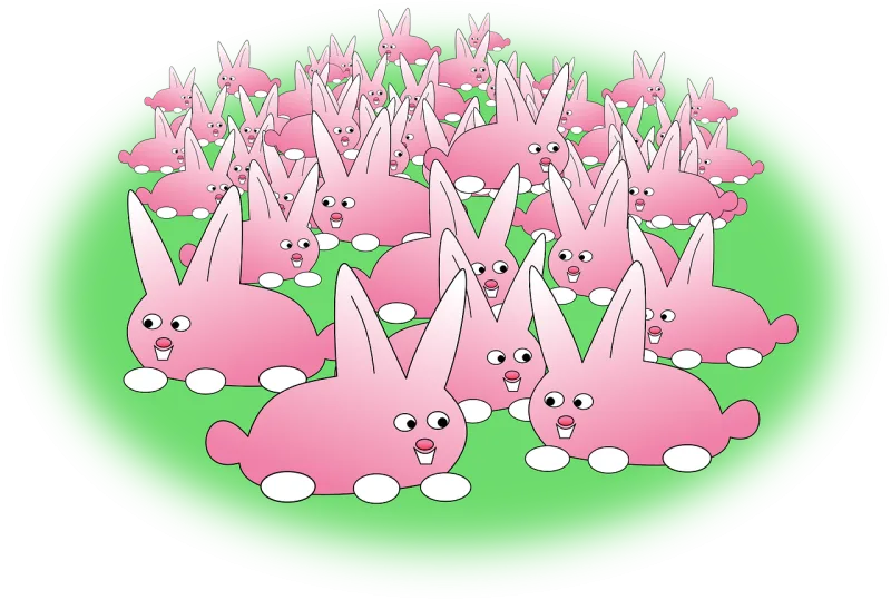 Bunny Easter Easter bunny Stickdatei – Tiere