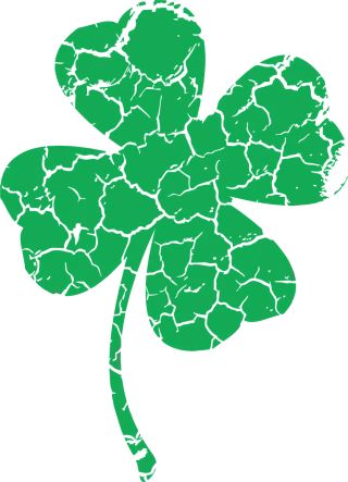 Distressed clover St paddy's day St patrick's day Stickdatei