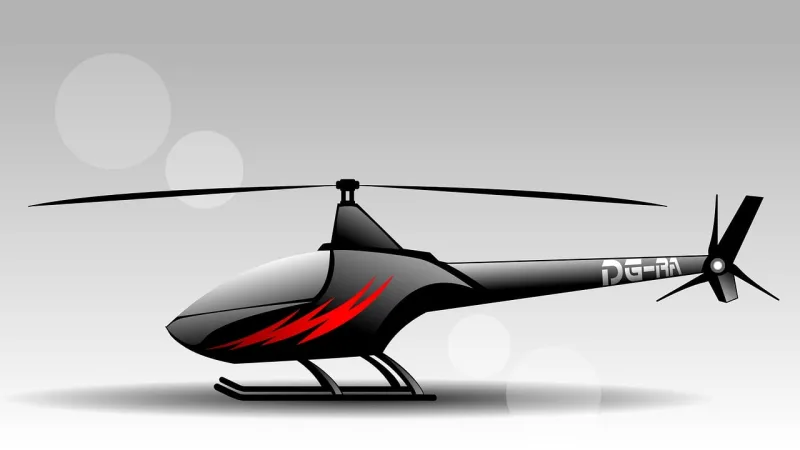 Helicopter Aviation Air transport Stickdatei – Fahrzeuge