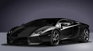 Car Lamborghini Realistic Stickdatei