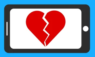 Broken heart Split-up Relationship Stickdatei