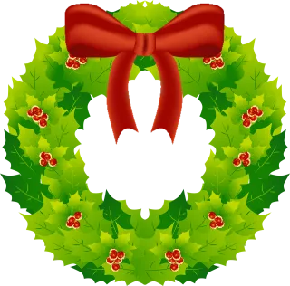 Wreath Christmas Decoration Stickdatei