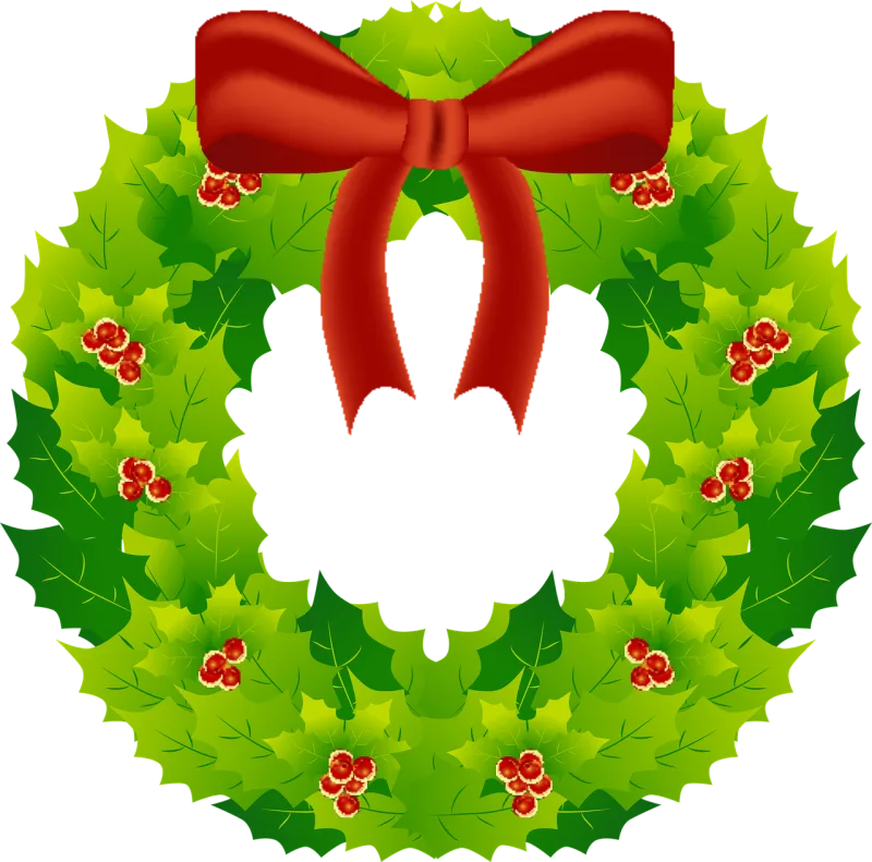 Wreath Christmas Decoration Stickdatei – Weihnachten