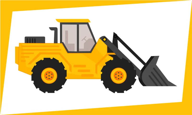 Front loader Utility vehicle Vehicle Stickdatei – Fahrzeuge