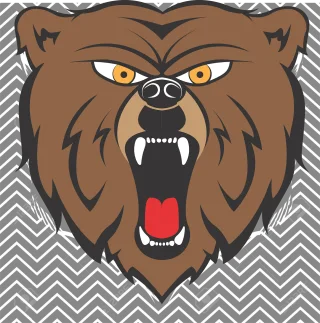 Bear Fierce Fearsome Stickdatei