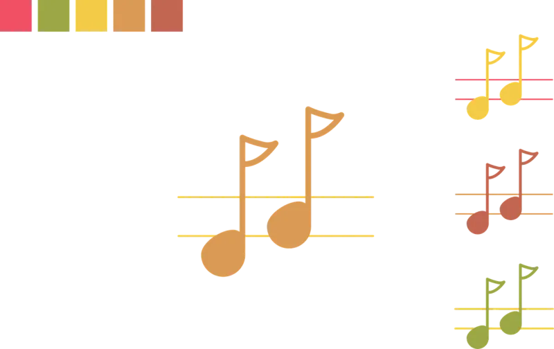 Icon Music Symbol Stickdatei – Musik