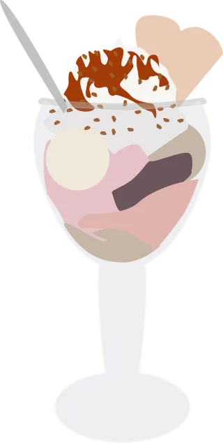 Sundae Ice cream Summer Stickdatei