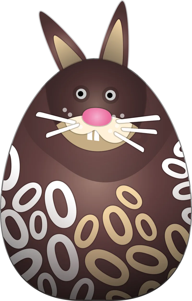 Chocolate bunny Pääsiäspupu Easter Stickdatei – Essen & Trinken